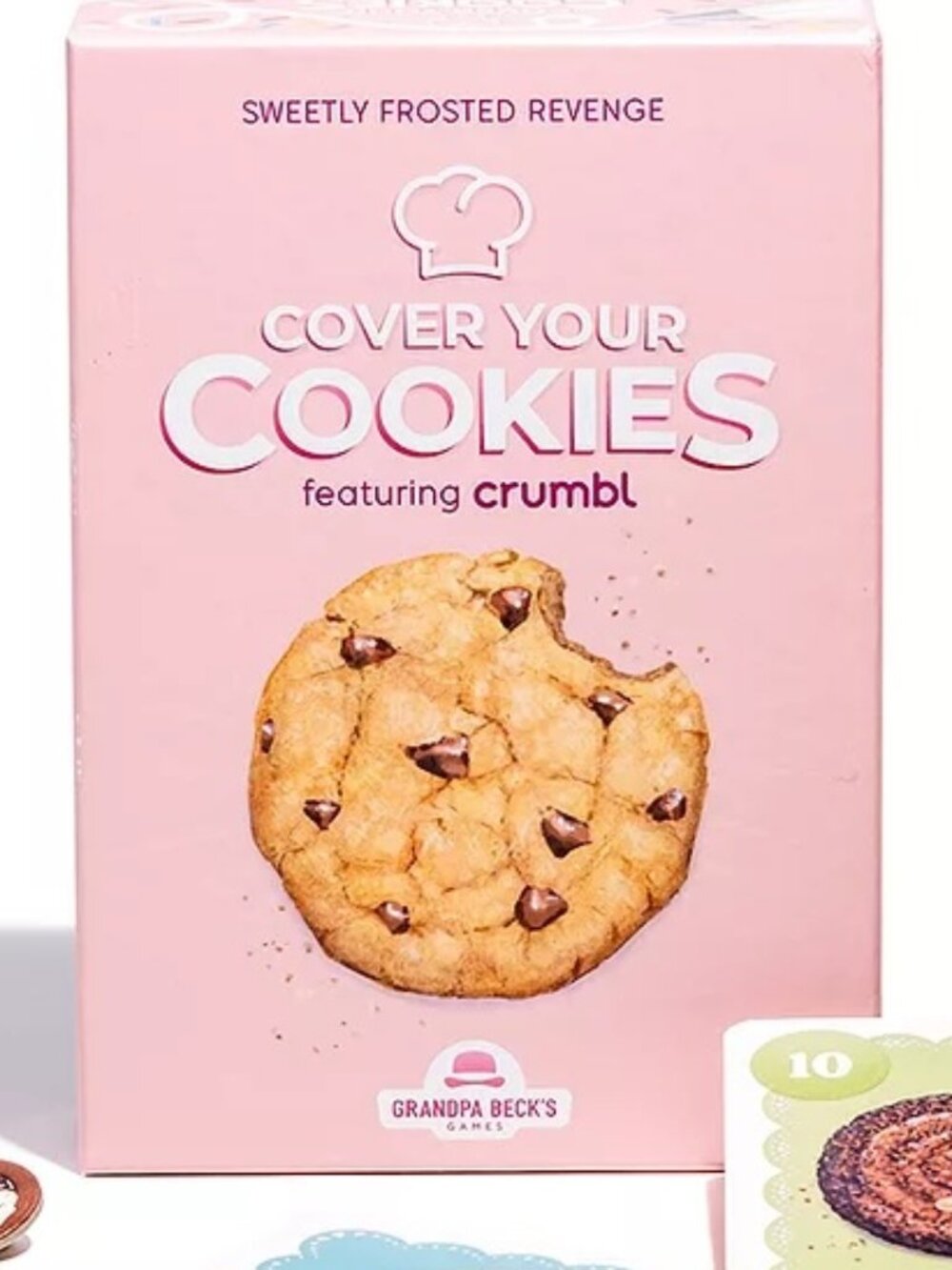 Cover Your Cookies Card Game Grandpa Beck's Games and Crumbl Cookie NEW